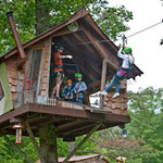 Canopy Tour Zip Lines at Foxfire Mountain in Sevierville TN