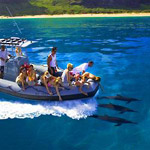 Capt. Andy's Na Pali Raft Snorkel Adventure in Kekaha HI