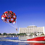 Parasailing - Sammy Duvall's Watersports Centre in Lake Buena Vista FL