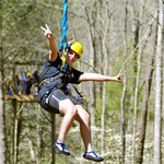 Zipping in the Smokies in Gatlinburg TN