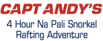 Capt. Andy's Na Pali Raft Snorkel Adventure Logo