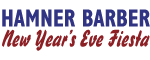 Hamner Barber New Year's Eve Fiesta Logo
