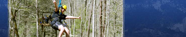 Ziplining Vacation Package from Glenstone Lodge
