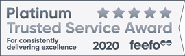 Feefo Platinum Trusted Service Award 2020